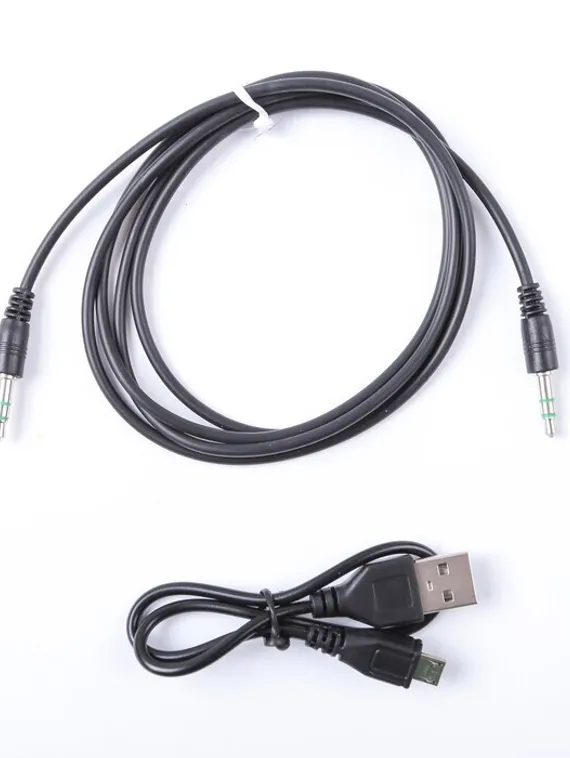 Наушники беспроводные LuazON HQ-3, складные, микрофон, microSD, черно-белые