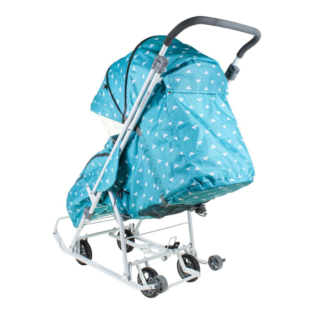 Санки-коляска "Наши Детки 3-1К" с треугольниками