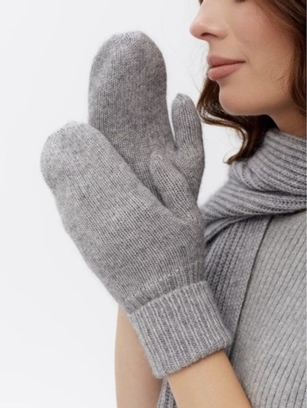 Варежки В805-03 серые