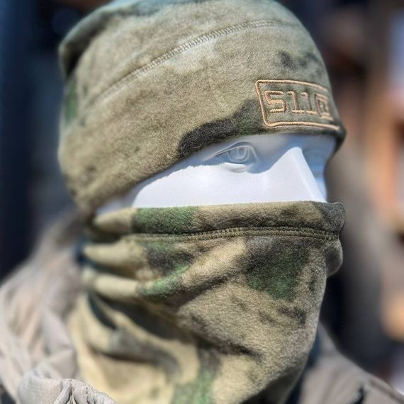 Шапка+бафф (флис), мох