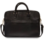 Сумка Guess 15"/16" PU Grained leather Bag 4G metal logo with Zipper, Black (GUCB15ZPGSTEGK)