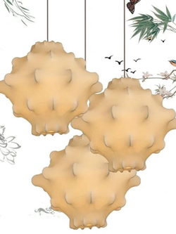 Люстра из перетянутого шёлка 🤍