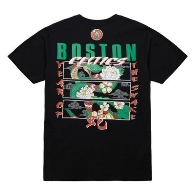 Баскетбольная футболка Mitchell&Ness NBA Asian Heritage Snake Boston Celtics T-shirt Black