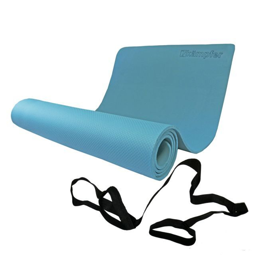 Коврик для йоги Kampfer Yoga Mat (60х180х0,65 см) синий