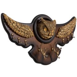 Вешалка настенная Bubo Орех Бронза