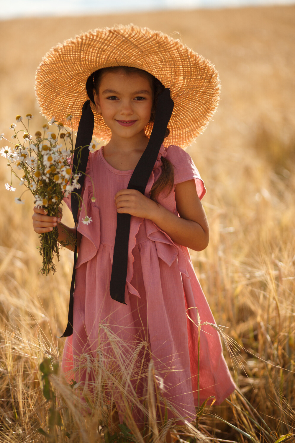 Платье из муслина «Сухая роза»