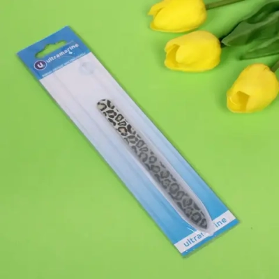 Пилка для ногтей стеклянная на блистере «Ultramarine - леопард», 14см