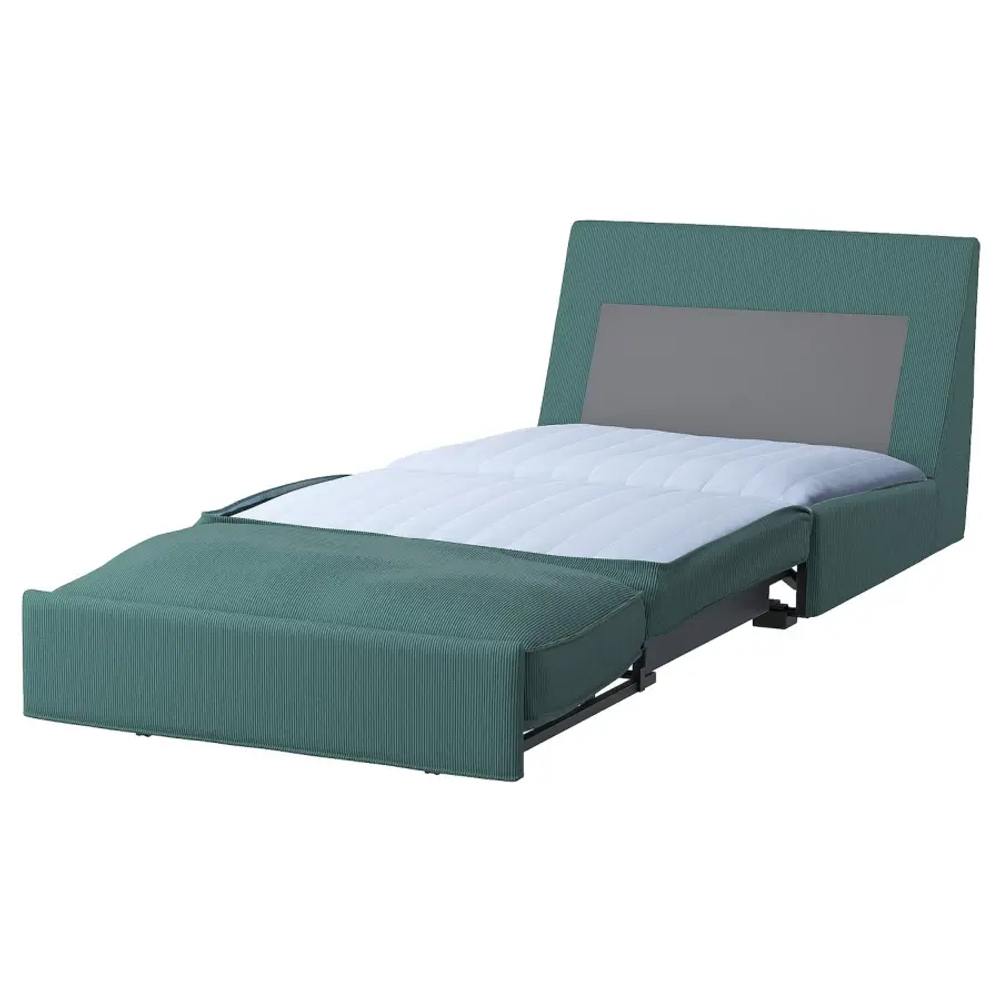 1-местный диван-кровать - IKEA KIVIK, 86x97x90см, синий, КИВИК ИКЕА