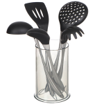 Набор кухонных принадлежностей 5 пр, нерж сталь, на подставке, Daniks, Саленто, YW-KT126