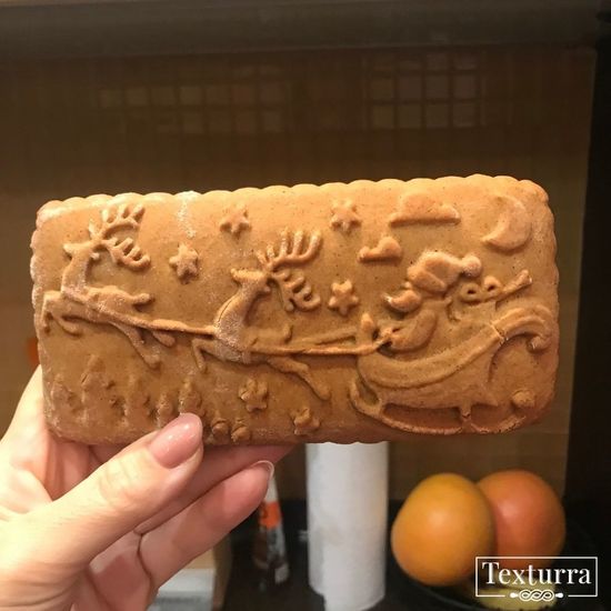 Печатный пряник с Санта Клаусом