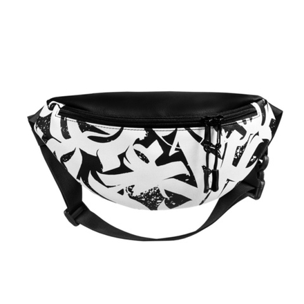 Поясная сумка Тайна х ЗУКО Паттерн Белый