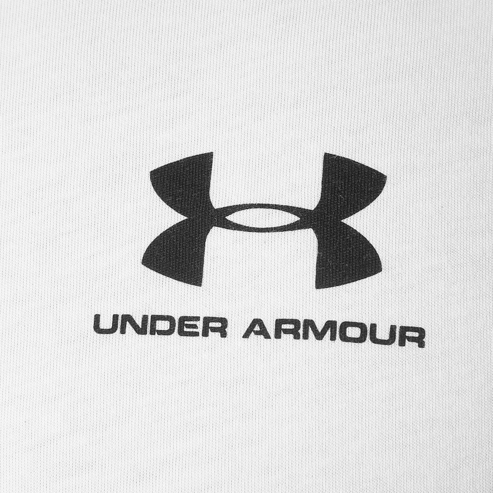 Мужское теннисное поло Under Armour Sportstyle Left Chest T-Shirt Men - White, Black