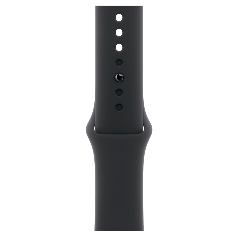 Умные часы Apple Watch Series 11 GPS, 46mm, Silver Aluminium Case with Black Sport Band, M/L