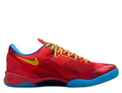 Баскетбольные кроссовки Nike Kobe VIII "Year of the Horse" Light Crimson/Bright Citron/Vivid Blue