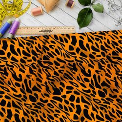 Ткань премиум флис вариация на тему леопардовой шкуры