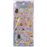 Наклейки гелевые "Акварельные мечты", 17,5х9 см, ассорти 6 видов, FUNSTER (ФАНСТЕР), 666096