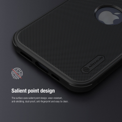 Усиленный чехол с вырезом под лого от Nillkin для iPhone 14 и 13, серия Super Frosted Shield Pro