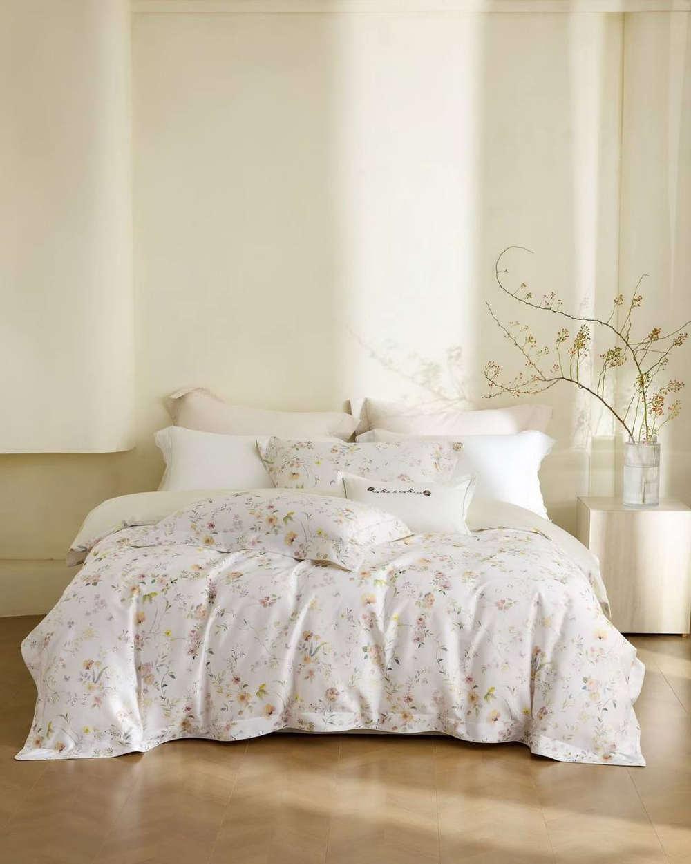 Постельное белье из тенселя и хлопка Camelia