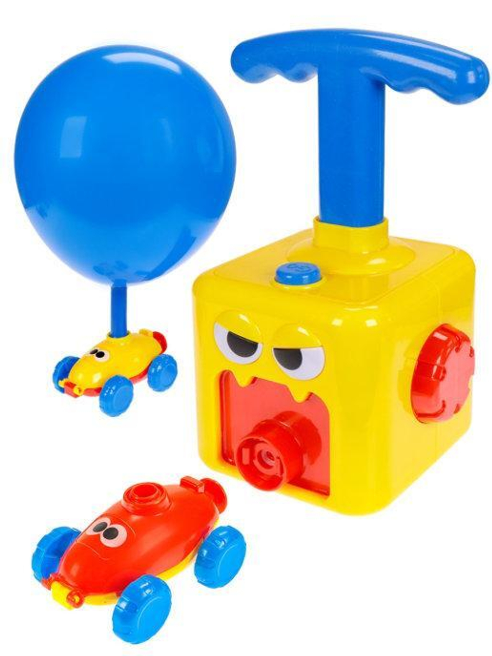 Набор "Веселый шарик 1" (22,5*5,5*8,5см), насос. станция, 2 турбины, 2 машинки, Арт. И-0595