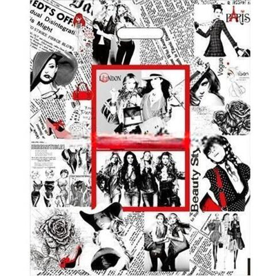 Пакет с прорубной ручкой ПВД 40х50 (80 мкм) "Индустрия моды" (50/500 шт.) Интерпак