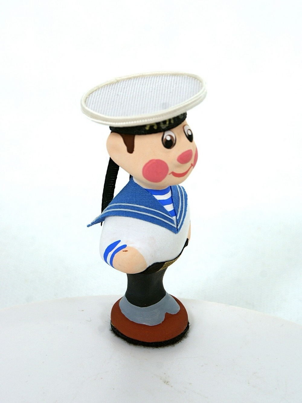 Кукла-потешка сувенирная фарфоровая. Морячок.