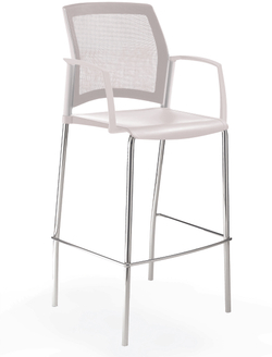 Rewind стул барный со спинкой-сеткой