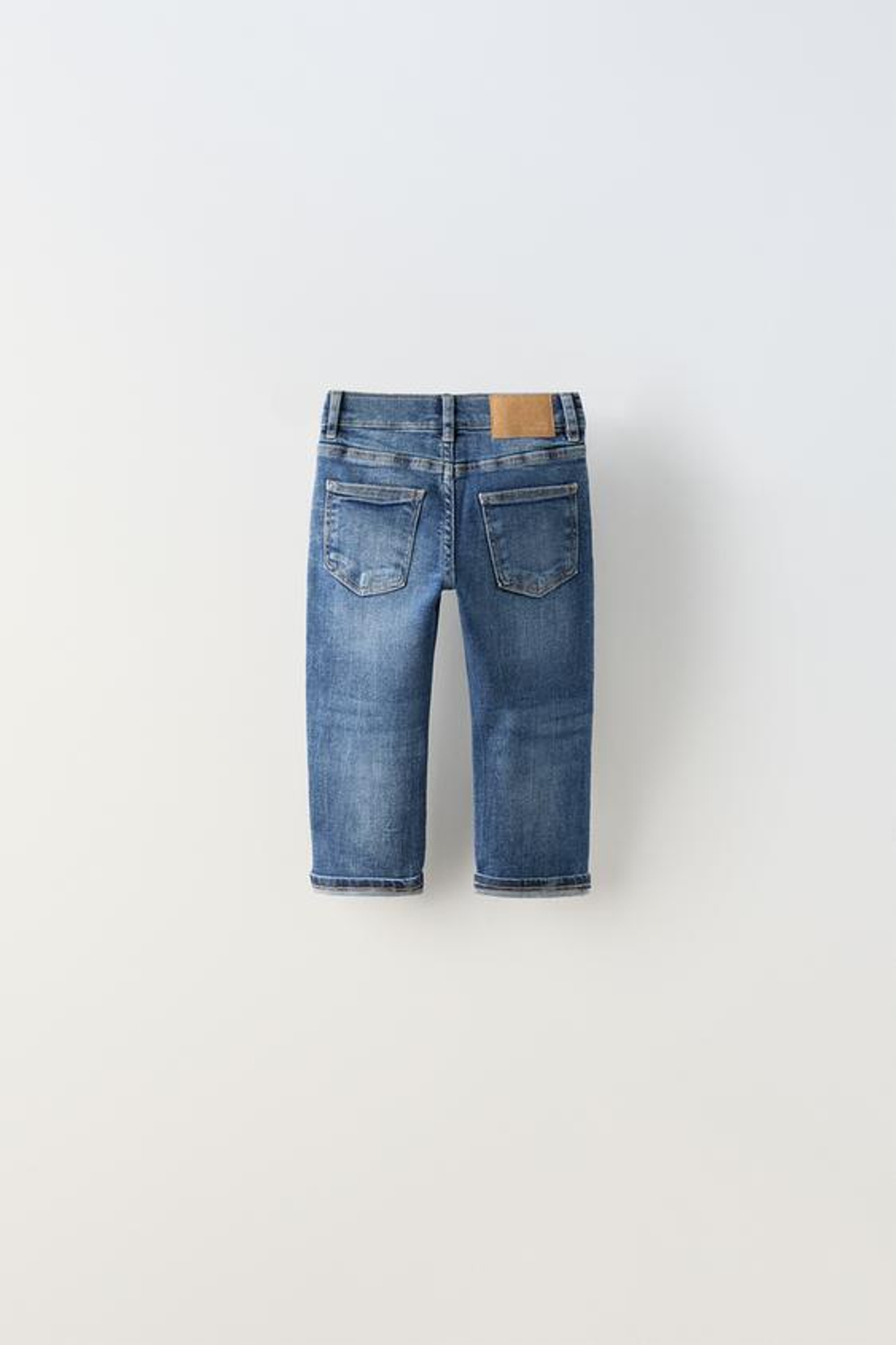 ZARA ДЖИНСЫ REGULAR FIT, ВЫЦВЕТШИЙ СИНИЙ