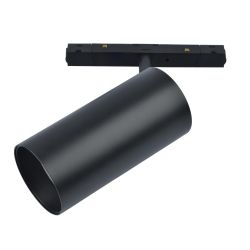 ULB-M60-24W-4000K-35 BLACK Светильник-прожектор светодиодный трековый. Для магнитного шинопровода. 900 Лм. Белый свет 4000К. Черный. ТМ Uniel