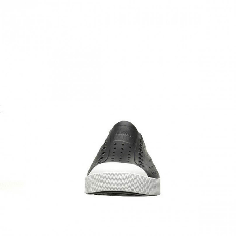 Резиновые кеды Native Jefferson Jiffy Black Shell White черные