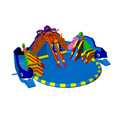 Наземный аквапарк с бассейном «Аквасфера», 20×17×7 м