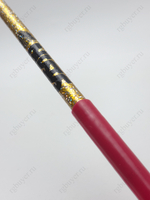 Палочка Sasaki 60 см с блеском золотая с красной ручкой GD (Gold)