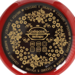 Кастрюля сталь, эмал, 3 л, с крыш, Сиб товары, Рябинушка, 7MD181M, индукц