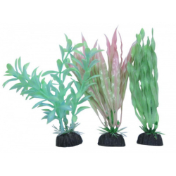 PENN-PLAX Растение AQUA-PLANTS 20см с грузом зел/светящееся 6шт/уп
