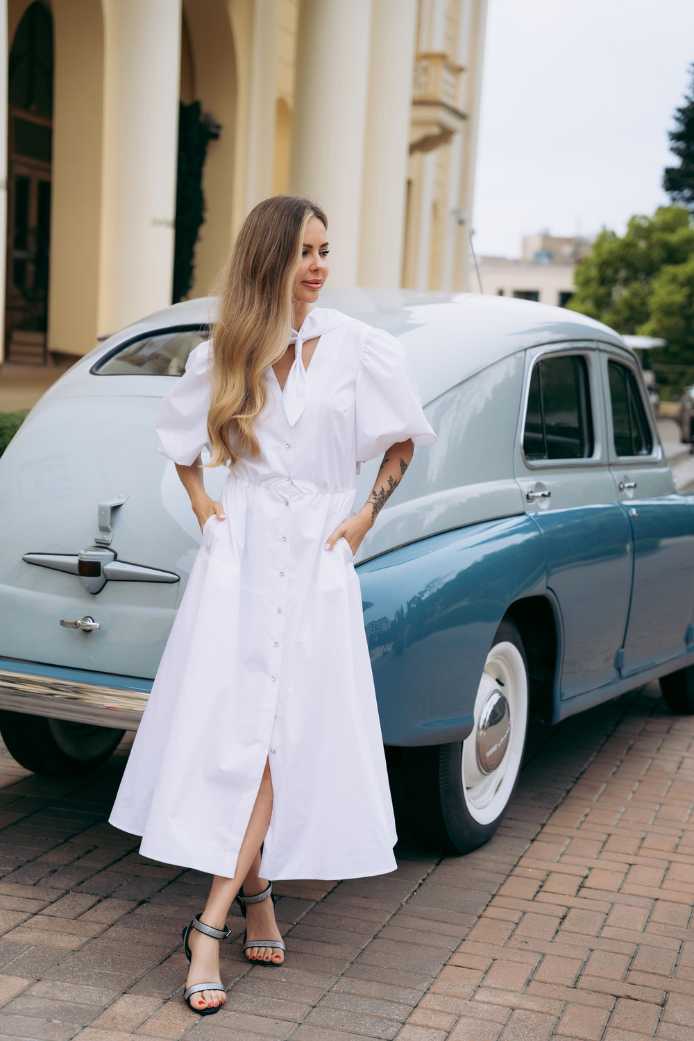 Платье “Ocean of heart” middle dress