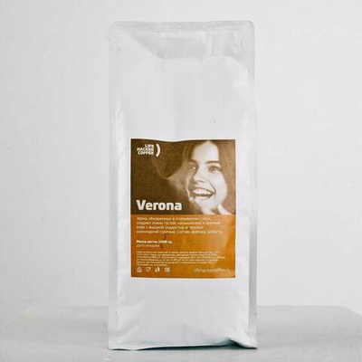 LIFEHACKER Special Blend Verona, Кофе жареный в зернах, 1 кг
