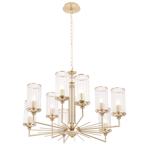 Люстра Crystal Lux GLORIA SP9 BRASS