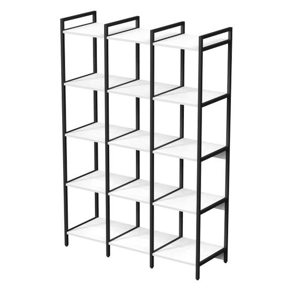 10ССТ.5.400 Стеллаж средний тройной 5 полок, узкий (1160*400*1704)