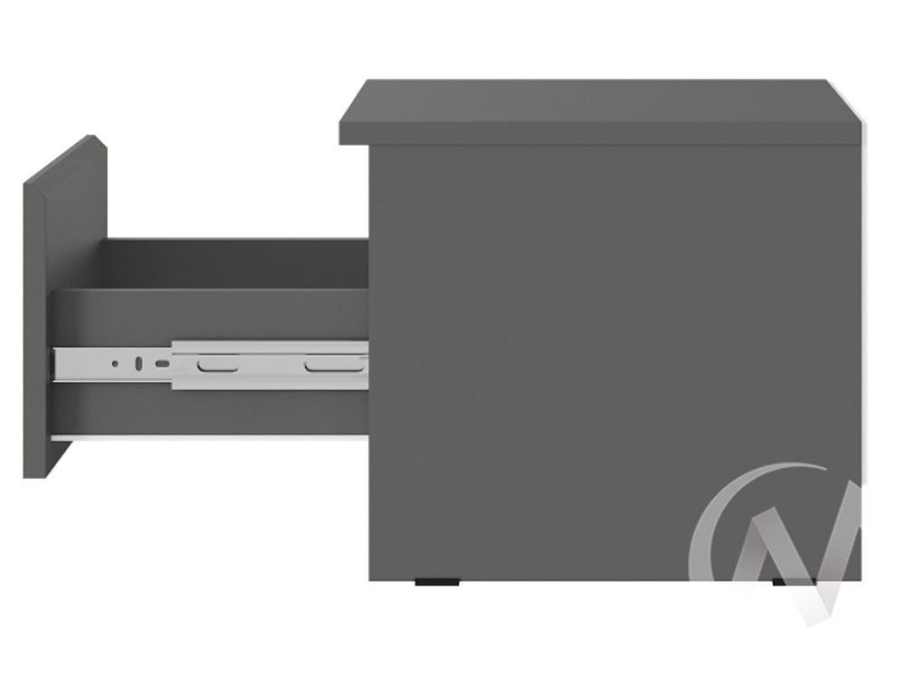 Тумба прикроватная ТБ-11 МС Симпл (графит)