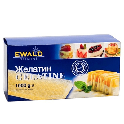 Желатин листовой «Ewald» 1 кг