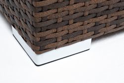 Лунго, кашпо для цветов большое плетеное