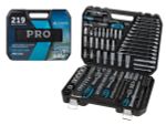 Набор головок и ключей 219 предмет 1/4",3/8",1/2" PRO STARTUL LE MANS