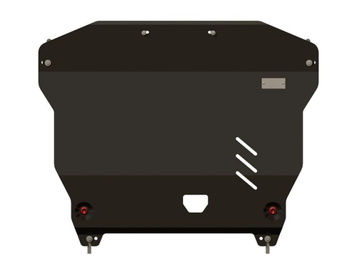 Защита картера двигателя, КПП (2 мм, сталь) для Hyundai Sonata 2010-2014 (V = 2.0; 2.4), Hyundai Grandeur 2011-2016 (V = 3.0 AT) Sheriff.10.1923