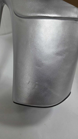 KIKO. Ботильоны четверки. PU. Открытые - SHDB-015-4-PU-sil-sale36_035