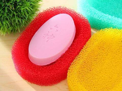 Губка-мыльница для кухни 14*10см ПВХ