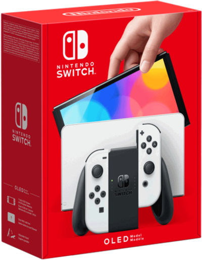 Игровая приставка Nintendo Switch OLED White (Белая)
