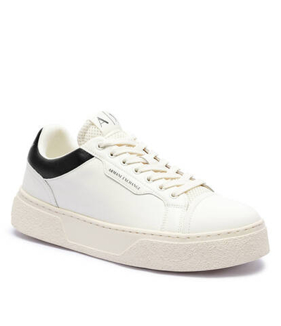 Кожаные кроссовки Armani Exchange - белый(XUX236 XV906)