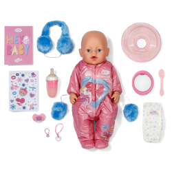 BABY born - Интерактивная кукла EMMA в зимнем комбинезоне 43 см + аксессуары 838907
