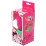 Свеча для торта раскрывающийся цветок «Роза» (8 свечей), Розовый