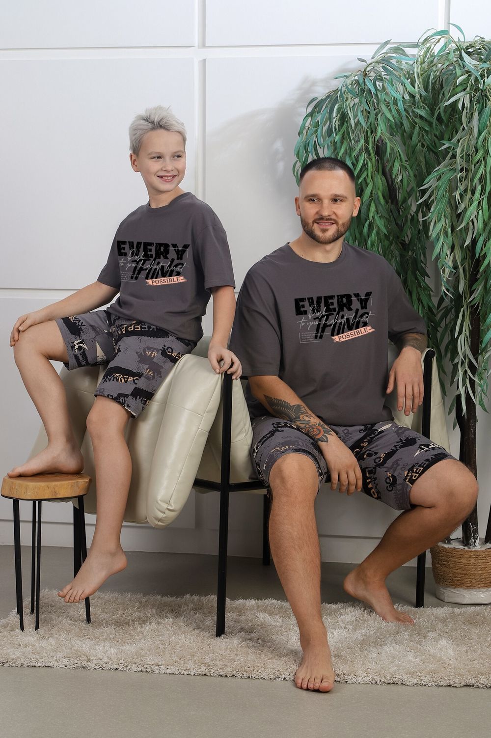 Костюм для мальчика Гранж-2 Виотекс СЕРЫЙ