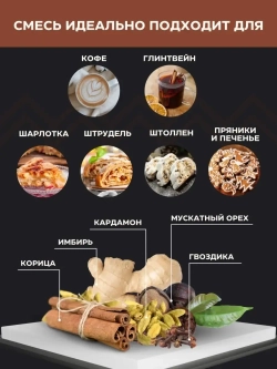 Специи для кофе и выпечки